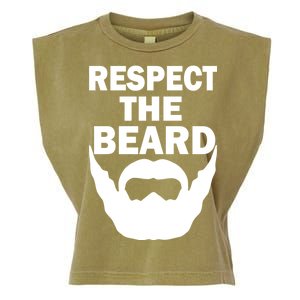 Respect The Beard Garment-Dyed Women's Muscle Tee