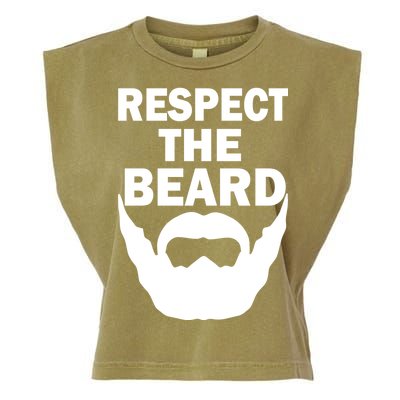 Respect The Beard Garment-Dyed Women's Muscle Tee