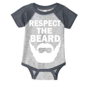 Respect The Beard Infant Baby Jersey Bodysuit