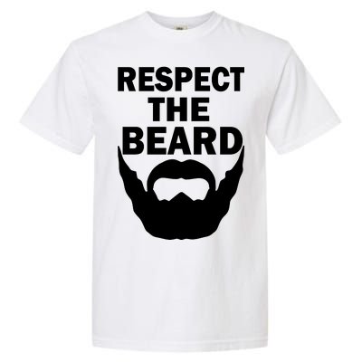 Respect The Beard Garment-Dyed Heavyweight T-Shirt