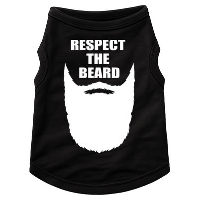Respect The Beard Funny Bearded Doggie Tank