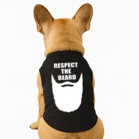Respect The Beard Funny Bearded Doggie Tank