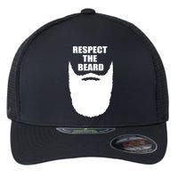 Respect The Beard Funny Bearded Flexfit Unipanel Trucker Cap