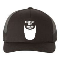 Respect The Beard Funny Bearded Yupoong Adult 5-Panel Trucker Hat