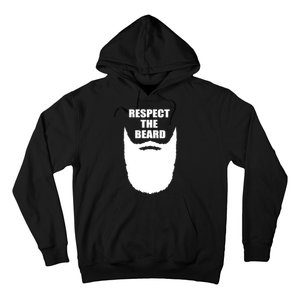 Respect The Beard Funny Bearded Hoodie