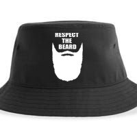 Respect The Beard Funny Bearded Sustainable Bucket Hat