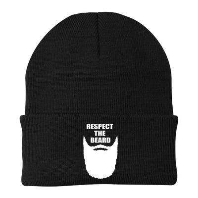 Respect The Beard Funny Bearded Beanie