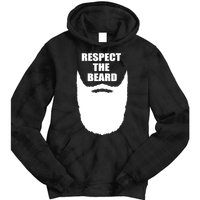 Respect The Beard Funny Bearded Tie Dye Hoodie