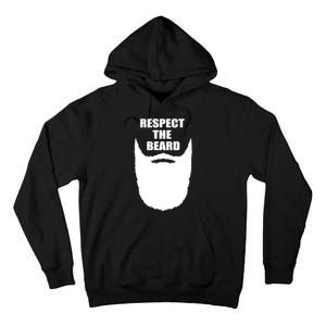 Respect The Beard Funny Bearded Tall Hoodie