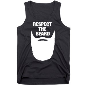 Respect The Beard Funny Bearded Tank Top