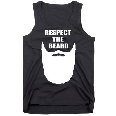 Respect The Beard Funny Bearded Tank Top