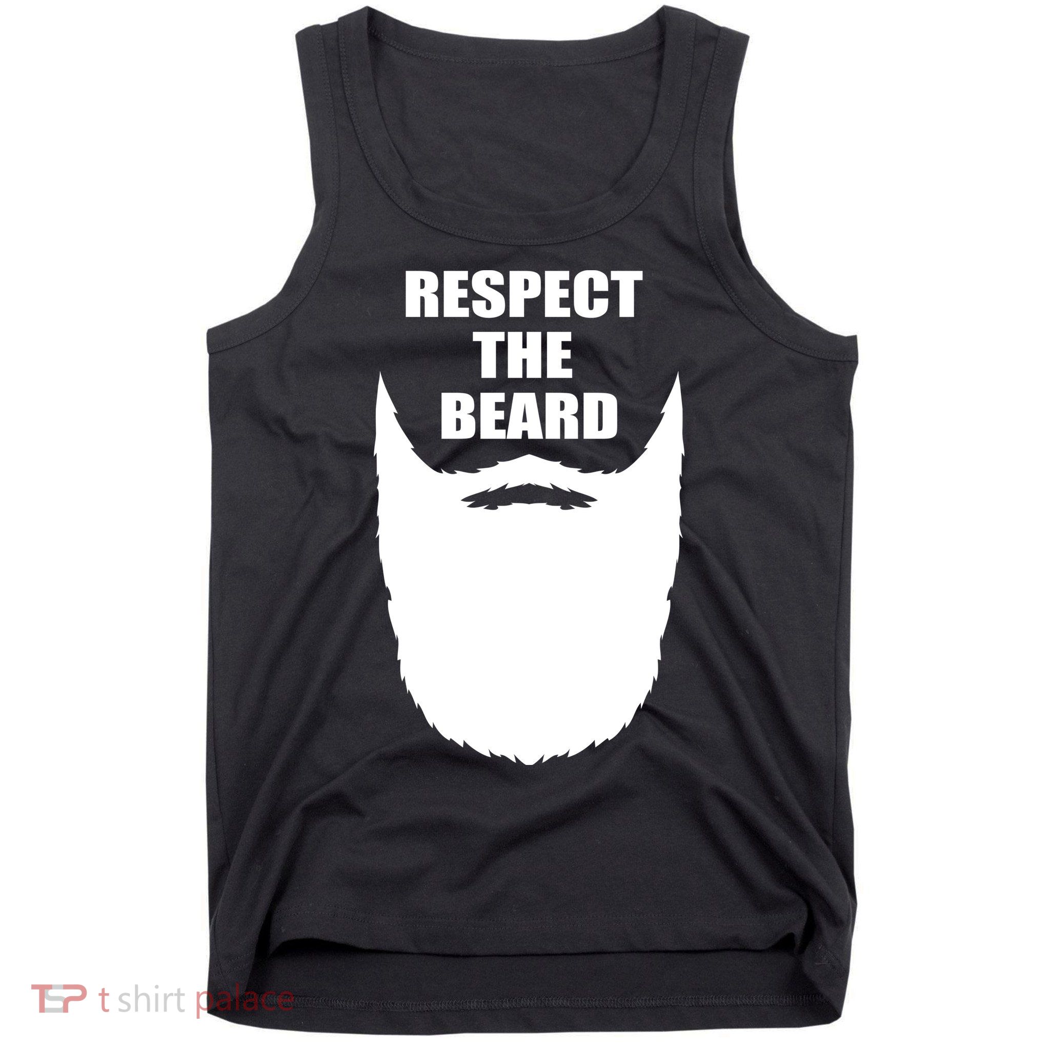 Respect The Beard Funny Bearded Tank Top