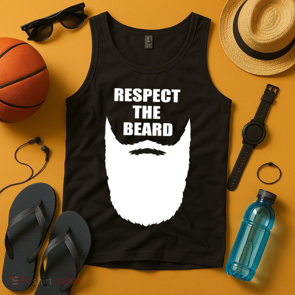 Respect The Beard Funny Bearded Tank Top