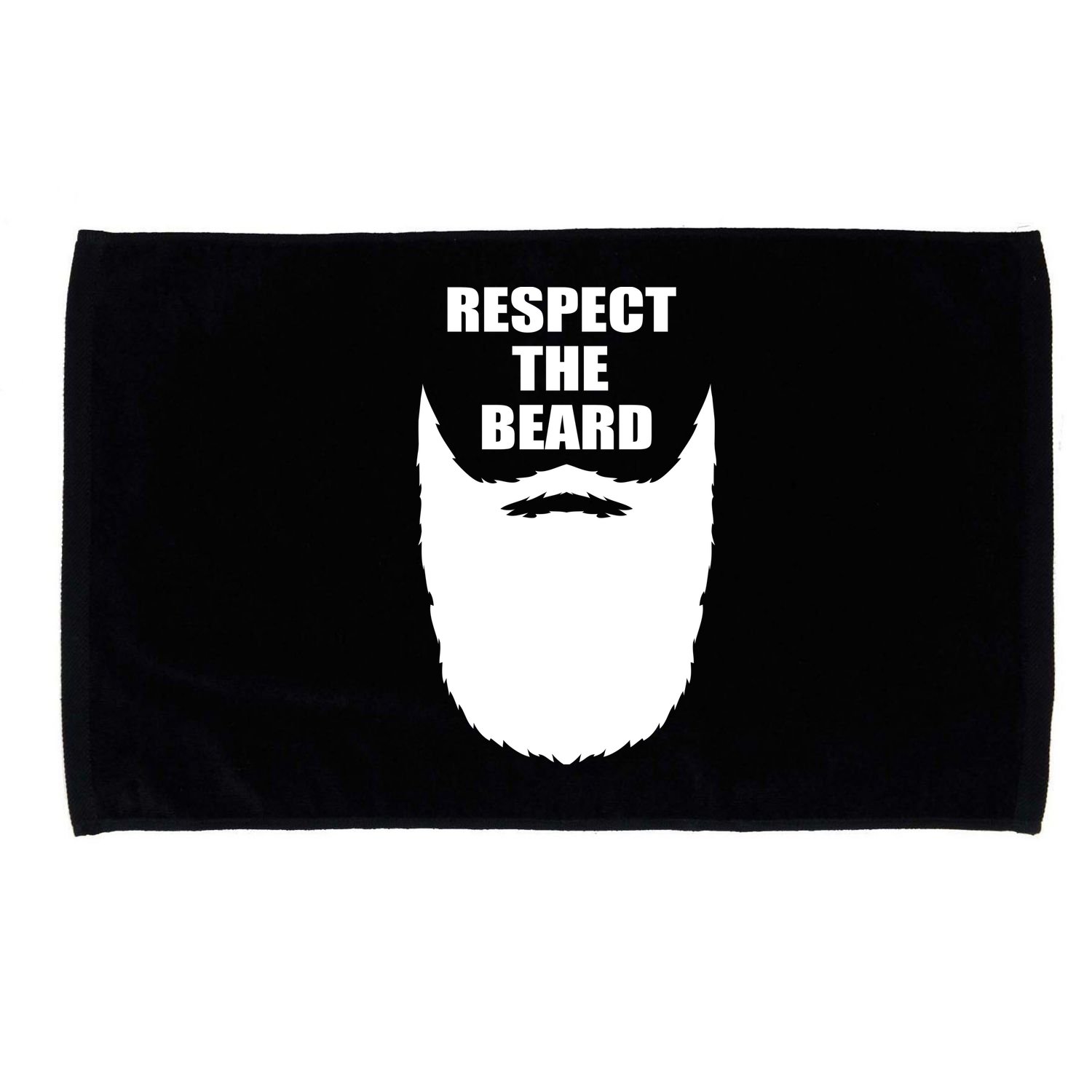 Respect The Beard Funny Bearded Microfiber Hand Towel