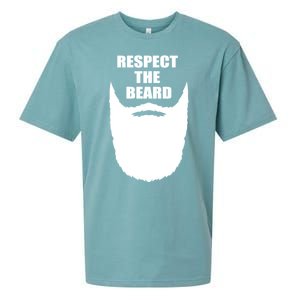 Respect The Beard Funny Bearded Sueded Cloud Jersey T-Shirt