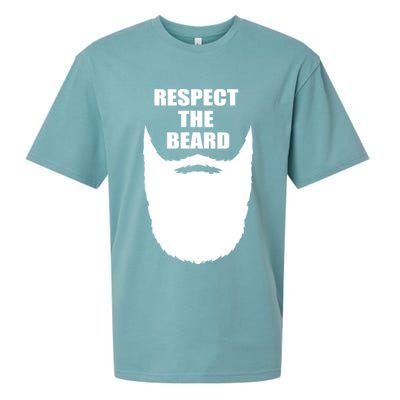Respect The Beard Funny Bearded Sueded Cloud Jersey T-Shirt