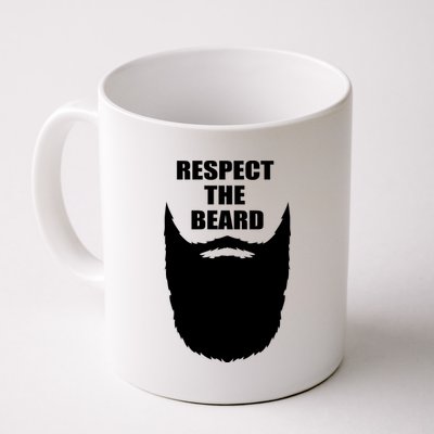 Respect The Beard Funny Bearded Coffee Mug