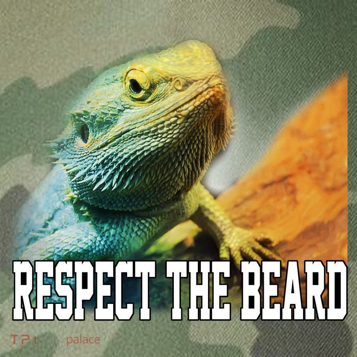 Respect The Beard Funny Bearded Dragon Legacy Tie Dye Trucker Hat