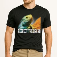 Respect The Beard Funny Bearded Dragon Performance Shirt