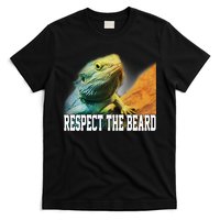 Respect The Beard Funny Bearded Dragon T-Shirt