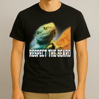 Respect The Beard Funny Bearded Dragon T-Shirt