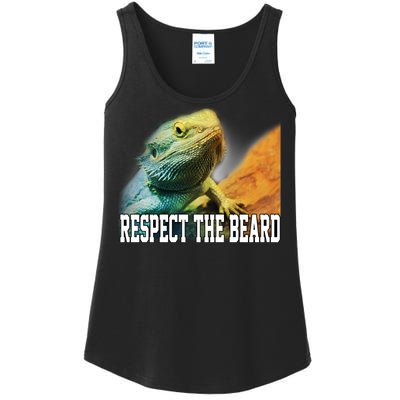 Respect The Beard Funny Bearded Dragon Ladies Essential Tank