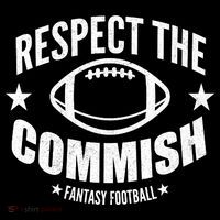 Respect The Commish Fantasy Football Wool Snapback Cap