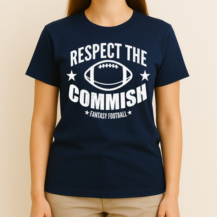 Respect The Commish Fantasy Football T-Shirt