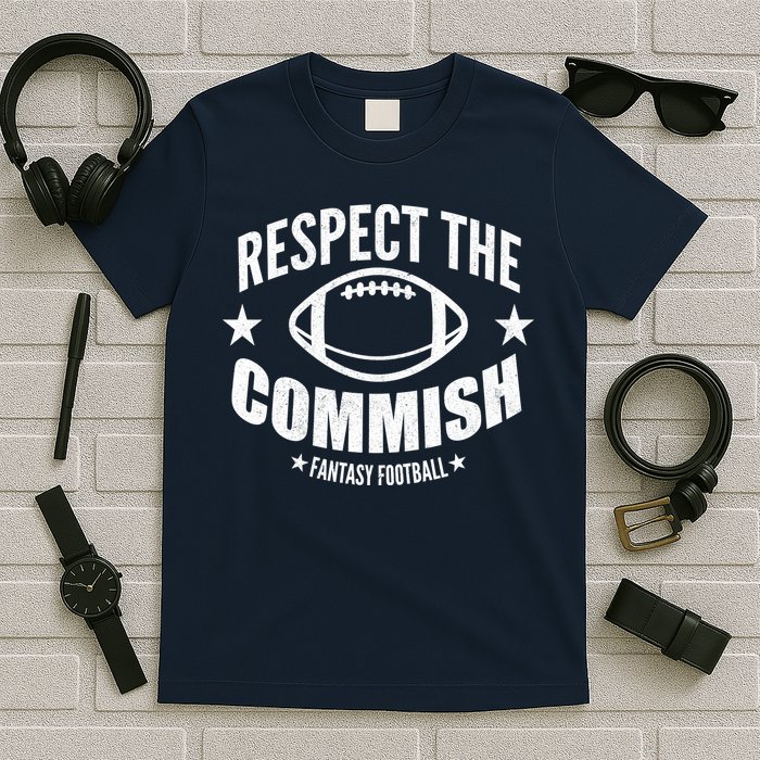 Respect The Commish Fantasy Football T-Shirt