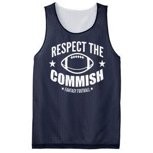 Respect The Commish Fantasy Football Mesh Reversible Basketball Jersey Tank