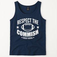 Respect The Commish Fantasy Football Tank Top