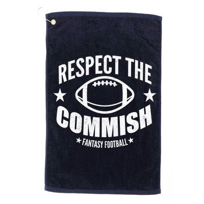 Respect The Commish Fantasy Football Golf Towel