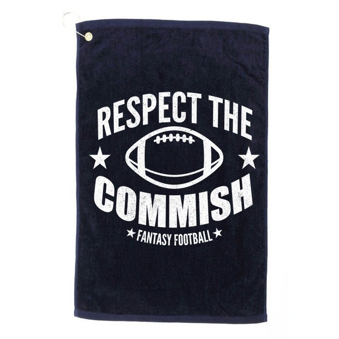 Respect The Commish Fantasy Football Golf Towel