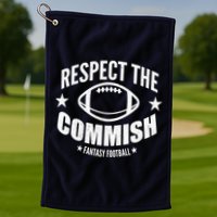 Respect The Commish Fantasy Football Golf Towel