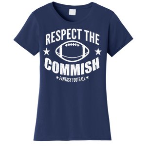 Respect The Commish Fantasy Football Women's T-Shirt