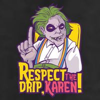 Respect The Drip Karen Funny 7 Panel Mesh Trucker Snapback Hat