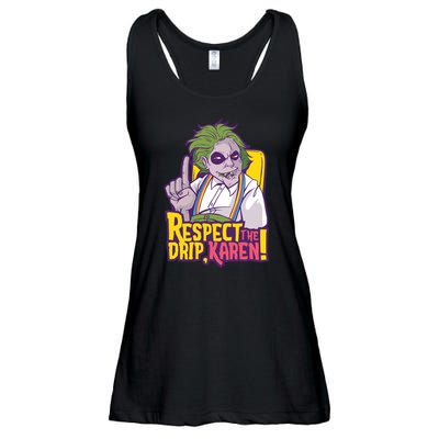 Respect The Drip Karen Funny Ladies Essential Flowy Tank