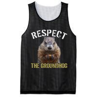 Respect The Groundhog Mesh Reversible Basketball Jersey Tank