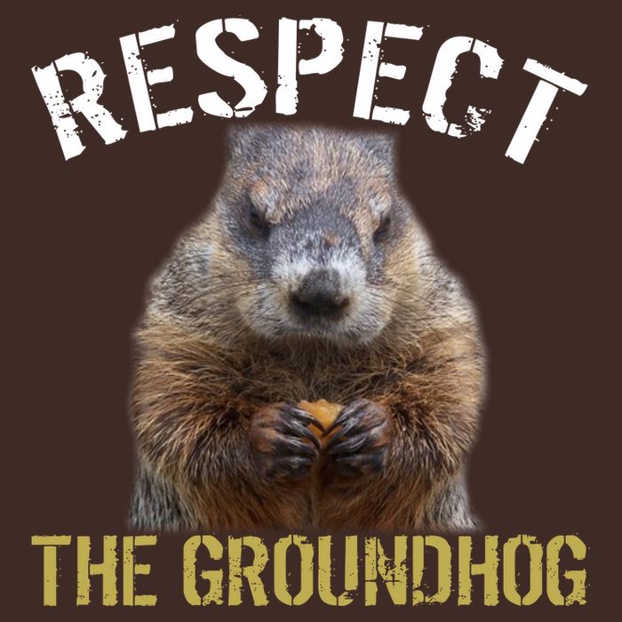 Respect The Groundhog Cooling Performance Crew T-Shirt