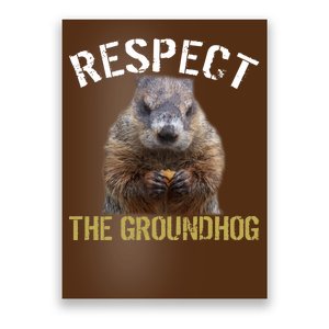 Respect The Groundhog Poster