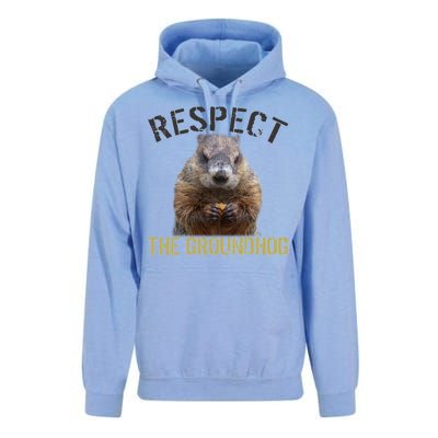 Respect The Groundhog Unisex Surf Hoodie