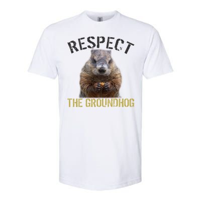 Respect The Groundhog Softstyle® CVC T-Shirt