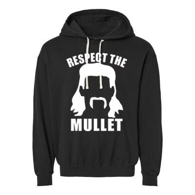 Respect The Mullet Garment-Dyed Fleece Hoodie
