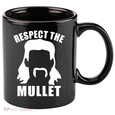 Respect The Mullet 11oz C Handle Ceramic Mug