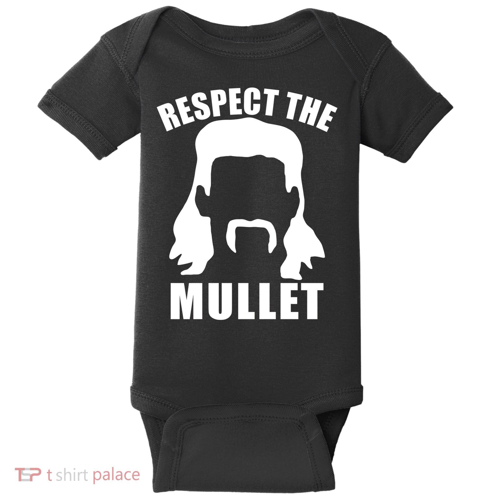 Respect The Mullet Baby Bodysuit