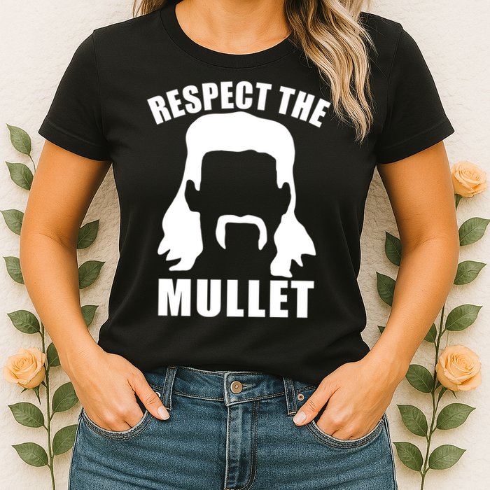 Respect The Mullet Womens T-Shirt