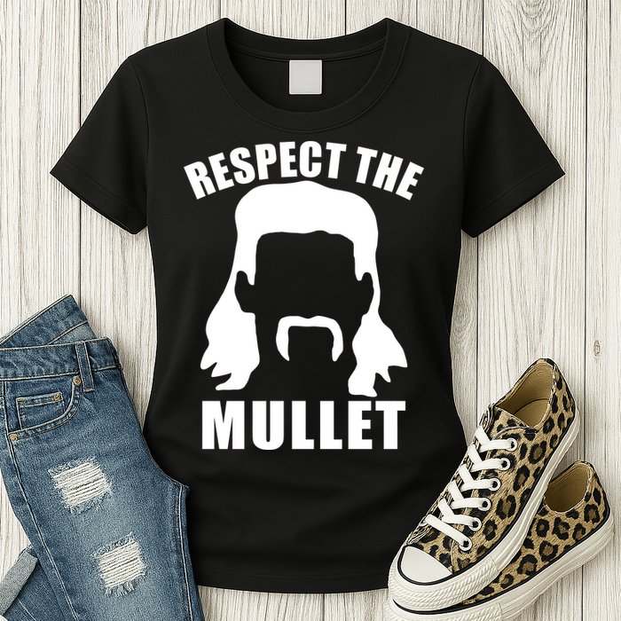 Respect The Mullet Womens T-Shirt