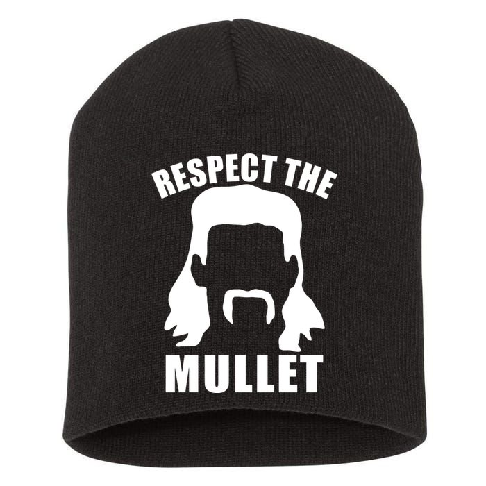 Respect The Mullet Short Acrylic Beanie