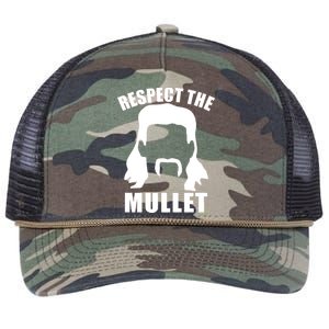 Respect The Mullet Retro Rope Trucker Hat Cap