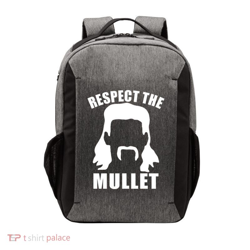 Respect The Mullet Vector Backpack